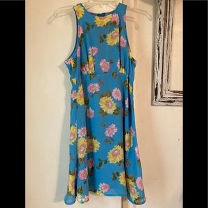 LA BELLE Fashion Inc Floral Sleeveless Dress Sz 5
